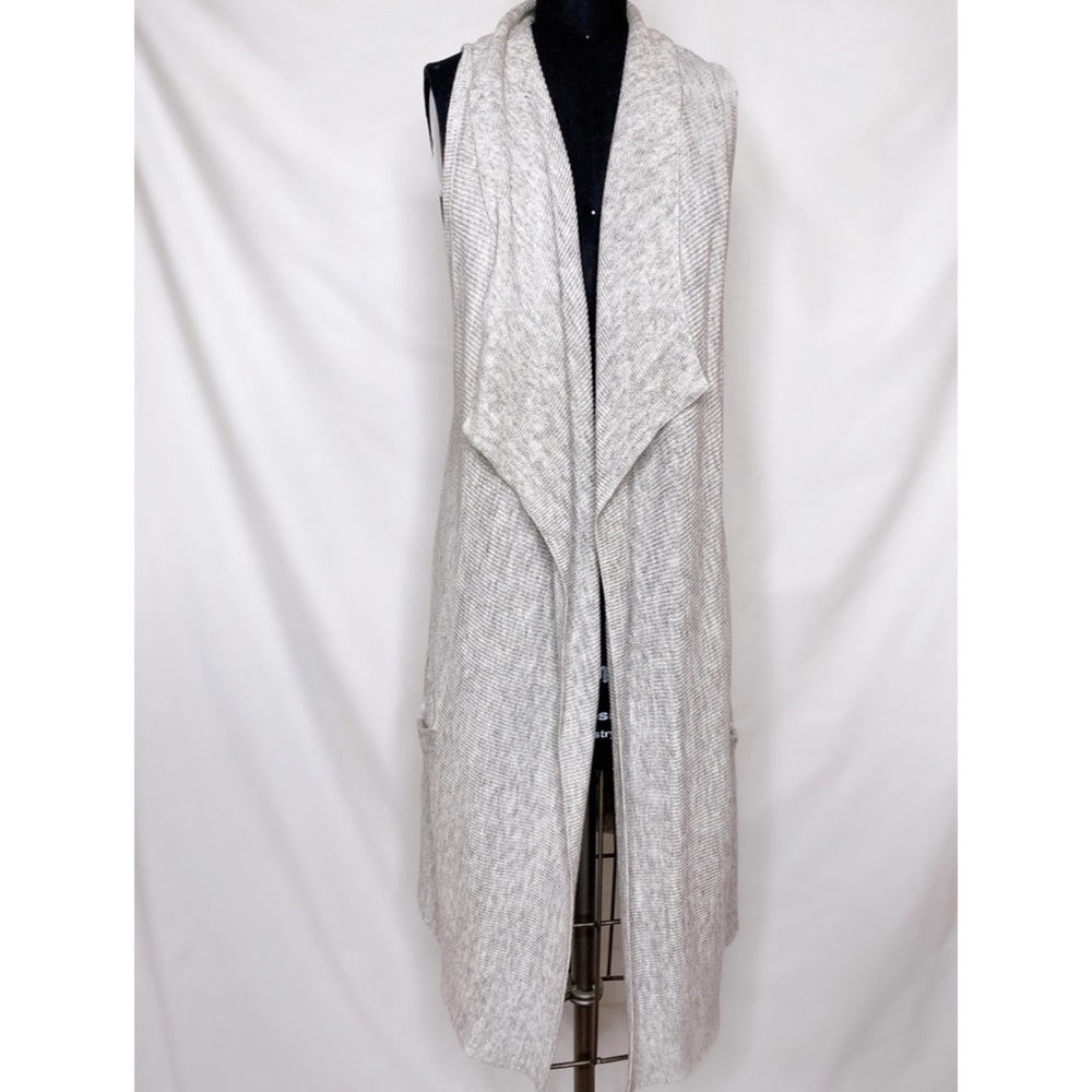 H&M Grey Knit Long Vest